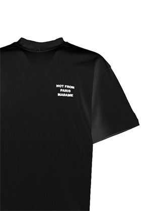 Le T-Shirt Slogan DRÔLE DE MONSIEUR | PERMTS010CO002BL